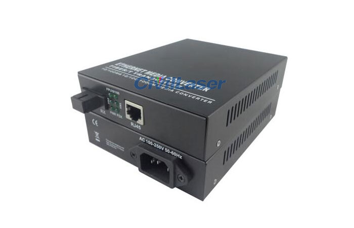 100M Single Fiber Media Converter SC Bidirectional Transceiver